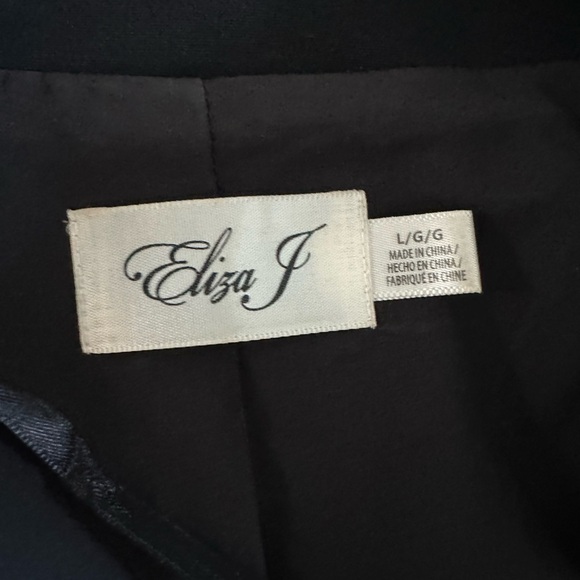 Eliza J Black Blazer Jacket L - Picture 2 of 4